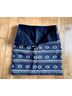 J.Crew Floral Stripes Blue White Casual Skirt Size 0 - photo 5
