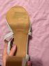 Top Moda Silver Heels Size 7 1/2 - photo 4