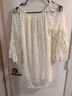 Win Win White Short Sleeve Blouse Size S - photo 7