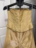 B2 100% Polyester 100% Acetate Gold Cocktail Dress Size 10 - photo 6
