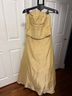 B2 100% Polyester 100% Acetate Gold Cocktail Dress Size 10 - photo 4