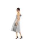 Mac Duggal 100% Polyester Solid Silver Cocktail Dress Size 4 - photo 7