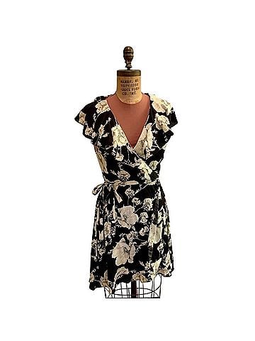 Free People French Quarter Mini Wrap Dress Casual Dress (view 1)
