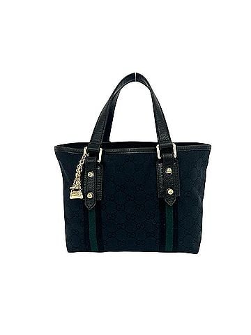 Gucci GUCCI GG Logo Pattern Canvas Leather Genuine Handbag Mini Tote Bag Boston Navy 54369 (view 1)