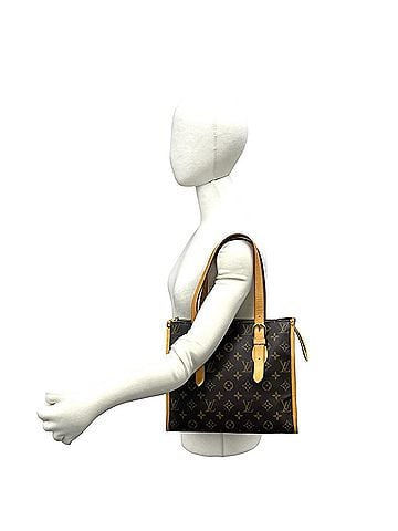 Louis Vuitton LOUIS VUITTON Popincourt O Monogram Leather Semi-Shoulder Bag Tote Brown 02735 (view 2)
