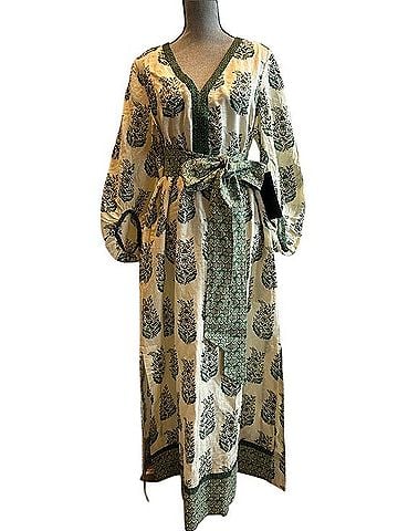 Tuckernuck Jade Terrace Cotton Linen Rollins Dress Casual Dress (view 1)
