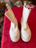 Vince Camuto 100% Suede White Boots Size 7 1/2 - photo 4