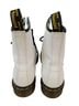 Dr. Martens 100% Leather Solid White Boots Size 10 - photo 2
