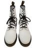 Dr. Martens 100% Leather Solid White Boots Size 10 - photo 1