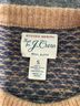 J.Crew Chevron-herringbone Brown J.Crew Wool Pullover Sweater Size S - photo 6