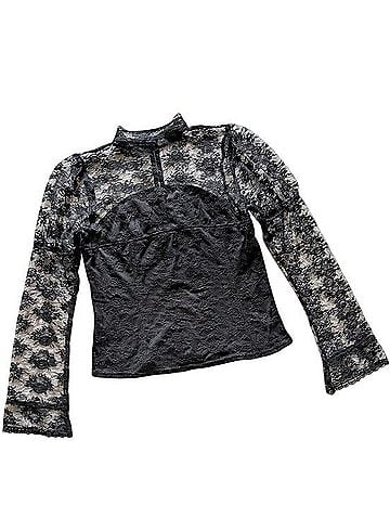 Lip Service Y2K Vintage Long Sleeve Blouse (view 2)