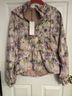 Calia Floral Multi Color Windbreaker Size XS - photo 4