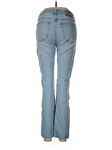 Madewell Madewell Athletic Slim Authentic Flex Jeans in Becklow Wash (view 2)