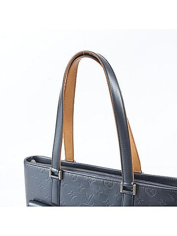 Louis Vuitton Louis Vuitton Monogram Matte Wilwood Blue M55105 Leather Tote Bag Shoulder for Women (view 2)