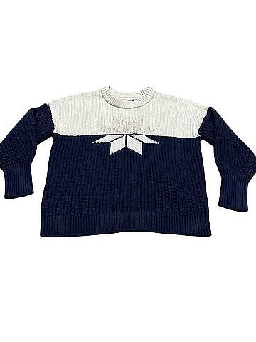 Lands' End Chunky Knit Snowflake Sweater Casual Sweaters (view 1)