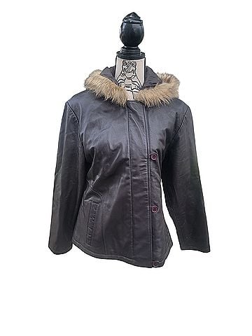 Leslie Fay Vintage y2k Leather Jacket (view 1)