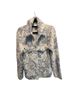 Cynthia Rowley Floral White Gray Jacket Size L - photo 4
