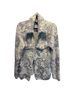 Cynthia Rowley Floral White Gray Jacket Size L - photo 1