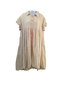 Oli & Hali Washed Eyelet Casual Dress (view 1)