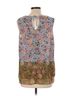 CAbi 100% Polyester Gray C Abi Sleeveless Blouse Size L - photo 2