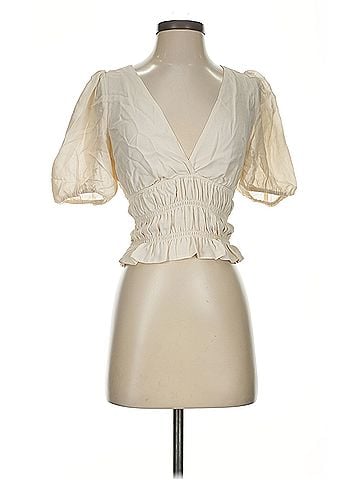 Reformation Reformation Short Sleeve Blouse (view 1)