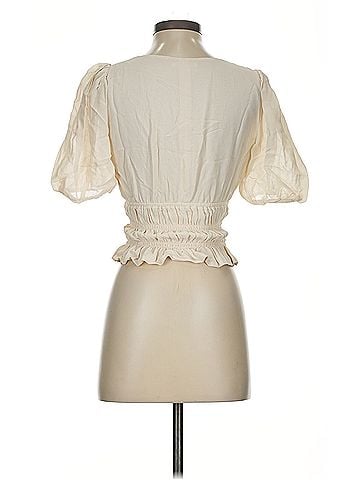 Reformation Reformation Short Sleeve Blouse (view 2)