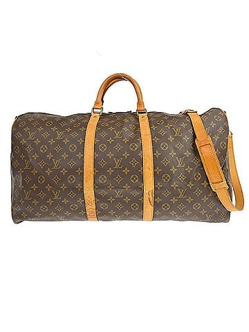 Louis Vuitton Keepall Bandouliere Monogram Canvas Brown Canvas Travel Bag Bag (view 1)