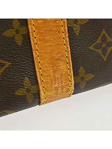 Louis Vuitton Keepall Bandouliere Monogram Canvas Brown Canvas Travel Bag Bag (view 2)