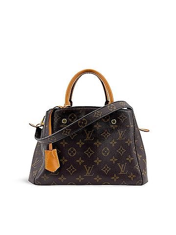 Louis Vuitton Montaigne Monogram Canvas Brown Canvas Handbag (view 1)