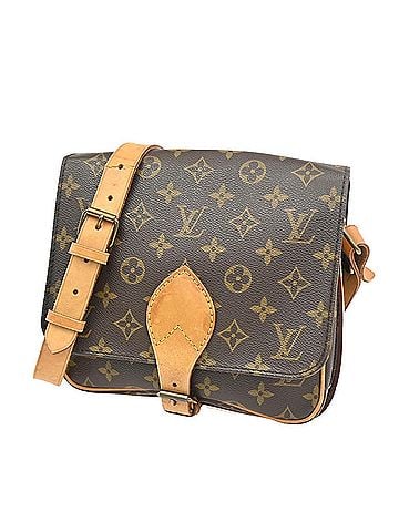Louis Vuitton Cartouchiere Monogram Canvas Brown Canvas Handbag (view 1)