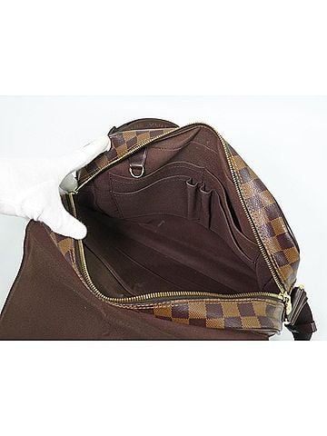 Louis Vuitton Shelton Messenger Damier Ebene Brown Canvas Shoulder Bag Bag (view 2)