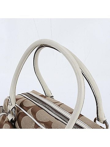 Coach Coach 6232 Signature Turnlock Leather Tote Bag Mini Boston Shoulder for Women (view 2)