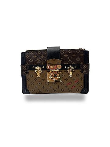 Louis Vuitton Trunk Clutch Monogram Brown Canvas Clutche &amp; Pouche Bag (view 1)