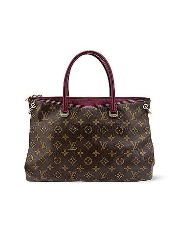 Louis Vuitton Pallas Tote Monogram Canvas With Leather Brown Canvas Handbag (view 1)