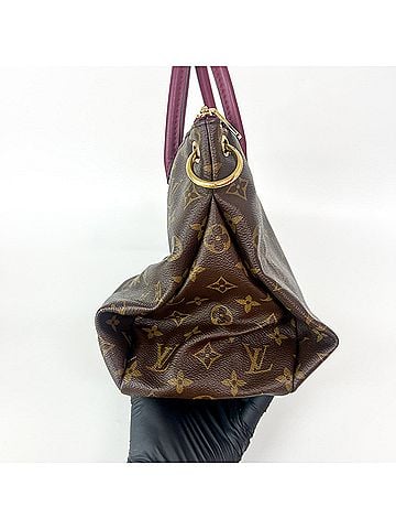 Louis Vuitton Pallas Tote Monogram Canvas With Leather Brown Canvas Handbag (view 2)