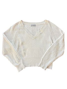 Urban Outfitters UO Cozy Chenille V-Neck Jumper Casual Sweaters (view 1)