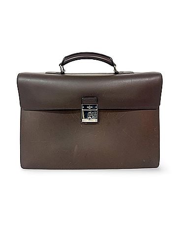 Louis Vuitton Neo Robusto 1 Taiga Leather Brown Leather Briefcase Bag (view 1)