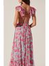 Astr Floral Multi Color Cocktail Dress Size M - photo 4