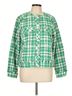 CAbi 100% Cotton Plaid Green C Abi Jacket Size L - photo 1