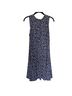 Apt. 9 Print Black Blue White Casual Dress Size L - photo 2