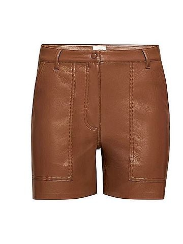 Aritzia Nocturne Faux Leather Shorts (view 1)