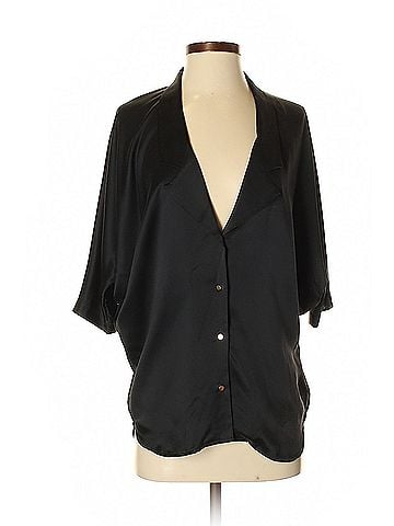 MYNE Ashley Ann Myne Ashley Ann Short Sleeve Silk Top (view 1)