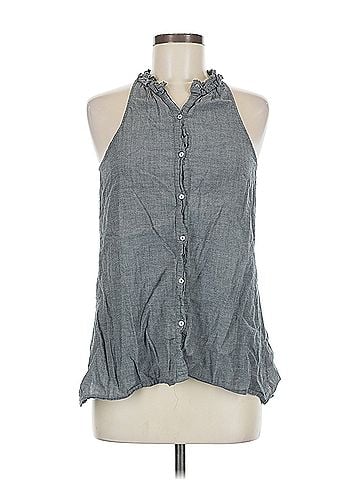 Ella Moss Ella Moss Sleeveless Button Down Shirt (view 1)