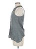 Ella Moss Gray Ella Moss Sleeveless Button Down Shirt Size M - photo 4