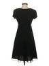 Cache 100% Silk Solid Black Cache Cocktail Dress Size 4 - photo 2
