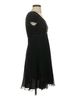 Cache 100% Silk Solid Black Cache Cocktail Dress Size 4 - photo 3