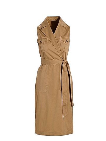Boston Proper Collared Utility Midi Dress Casual Dress (view 2)