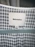 Reformation Checkered-gingham Black White Jumpsuit Size 8 - photo 3