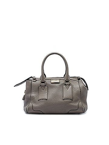 Burberry Small Grained Leather Heritage Gladstone Satchel (view 1)