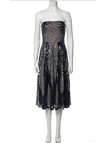 Dress the Population Sequin Fit &amp; Flare Dress in Multi (view 1)